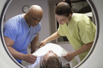 Medioimages/Photodisc/Digital Vision/Getty Images Some machines incorporate both MRI and nuclear medicine into a single image.