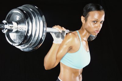 Digital Vision./Digital Vision/Getty Images Increase lean muscle and target specific body parts with split workout routines.