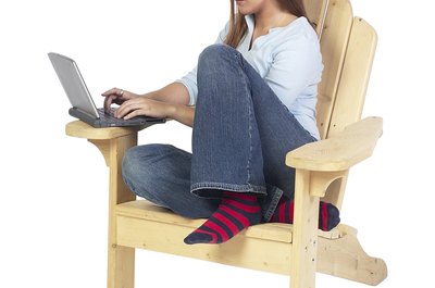 PhotoObjects.net/PhotoObjects.net/Getty Images Reduce workplace stress by working from home from time to time.