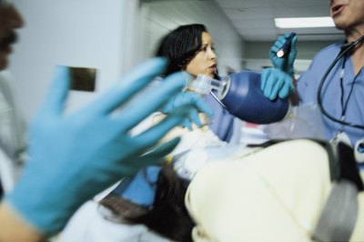 Comstock/Comstock/Getty Images A busy emergency room can be chaotic at times.