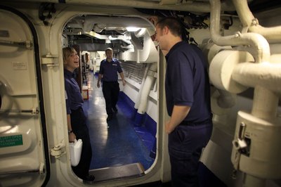 Christopher Furlong/Getty Images News/Getty Images As a ship’s chief engineer, you're a department head on a merchant ship.