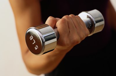 Keep your dumbbells in a handy place so you use them often.