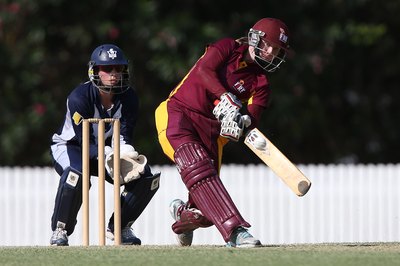 Chris Hyde/Getty Images Sport/Getty Images Left-handed batsmen hold the bat differently than right-handers.
