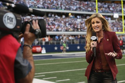 Ronald Martinez/Getty Images Sport/Getty Images Sports broadcasting is no longer a men's game.