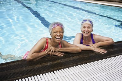 Jupiterimages/Brand X Pictures/Getty Images No matter how old you are, you can learn to swim.