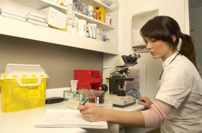 Dean Golja/Photodisc/Getty Images Bacteriologists must have good analytical skills.
