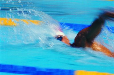 Stockbyte/Stockbyte/Getty Images Sprinting elevates your heart rate into the anaerobic zone.