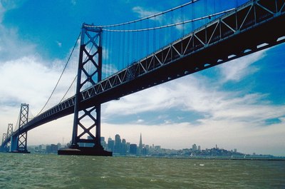 Jupiterimages/Photos.com/Getty Images Money from general obligation bonds may finance the building of a bridge.