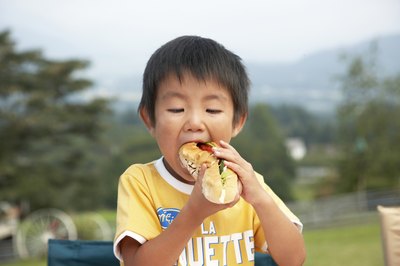 Seiya Kawamoto/Lifesize/Getty Images Children need protein to grow and develop properly.