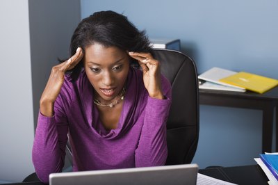 Jupiterimages/Comstock/Getty Images Technology has put more pressure on employees.