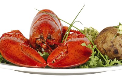 Hemera Technologies/PhotoObjects.net/Getty Images Lobster meat contains all the essential amino acids, including tryptophan.
