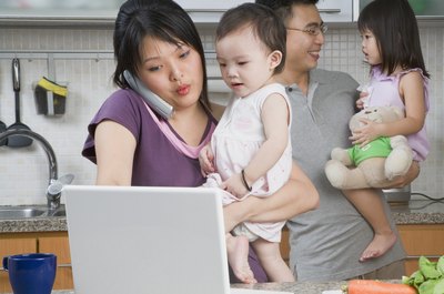 Creatas Images/Creatas/Getty Images Online stock trading allows you to manage your stock portfolio from home.