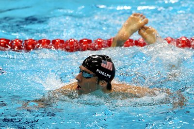 Ronald Martinez/Getty Images Sport/Getty Images You don't have to be an Olympic champion to gain benefits from swimming.