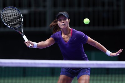 Julian Finney/Getty Images Sport/Getty Images A put away volley can be angled away for a winner.