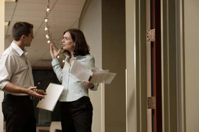 Comstock Images/Comstock/Getty Images Disagreements with your boss usually can be cleared up to avoid disciplinary action.