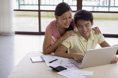 Comstock Images/Comstock/Getty Images Using a formula, you can calculate the mortgage rate of your home loan.