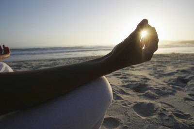 Jupiterimages/Comstock/Getty Images Kripalu yoga encourages a deep mind-body experience.