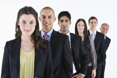 Jupiterimages/Polka Dot/Getty Images Healthy workplace relationships encourage mutual respect.