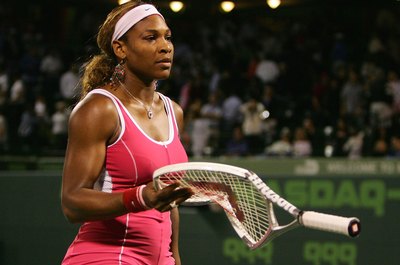 Al Bello/Getty Images Sport/Getty Images Some broken rackets are beyond repair.