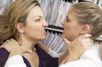 BananaStock/BananaStock/Getty Images Forty-five percent of Americans have experienced workplace abuse, according to the Employment Law Alliance.