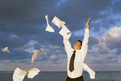 George Doyle/Stockbyte/Getty Images Be careful when writing a farewell message to your coworkers.