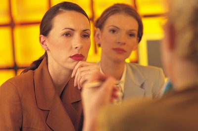 Stockbyte/Stockbyte/Getty Images Ask, rather than guess, if you don't understand a term.