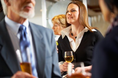 Photos.com/Photos.com/Getty Images Attend events organized by your professional organizations; they can give you new job leads.