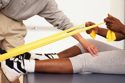 Keith Brofsky/Photodisc/Getty Images Sports medicine, media and support staff offer many sports career opportunities.