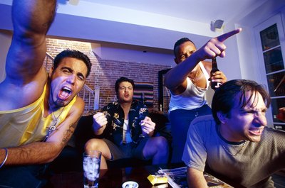 Creatas/Creatas/Getty Images A man cave makes the perfect home hideaway for you and your buddies.