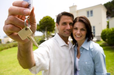 Jupiterimages/Pixland/Getty Images There's a strong chance that your husband will inherit your house.