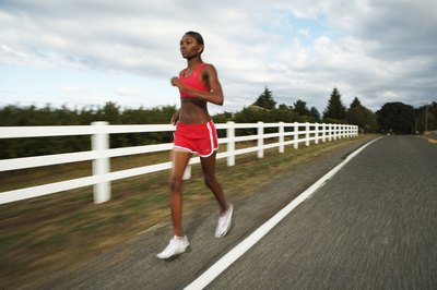 Thomas Northcut/Photodisc/Getty Images Ample calories help you go the long haul during training.