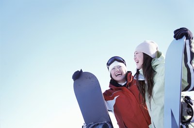 Digital Vision./Digital Vision/Getty Images Getting the right gear can make you want to spend more time on the mountain.