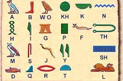 Egyptian heiroglyphs are beautiful, yet precise.