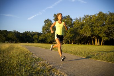 Hemera Technologies/PhotoObjects.net/Getty Images Poor running form can lead to bone pain and muscle strain.