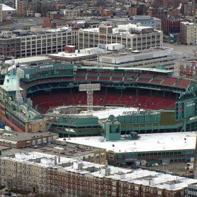Where To Stay In Boston When Visiting Fenway Park Usa Today Fenway Park Seen From The Prudential Skywalk