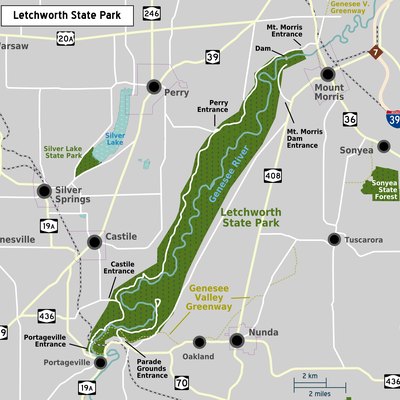 Map   Letchworth State Park   1 