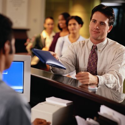 Keith Brofsky/Photodisc/Getty Images Banks offer a number of insured account types.