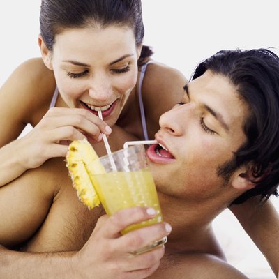Stockbyte/Stockbyte/Getty Images Pineapple juice is rich in vitamin C, B vitamins and bromelain.