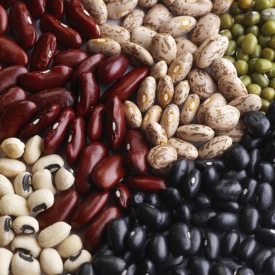 Polka Dot Images/Polka Dot/Getty Images Beans and peas are members of the legume family.
