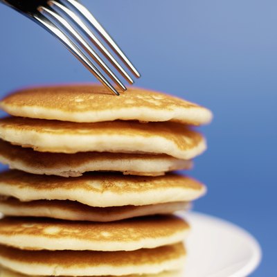 Ciaran Griffin/Stockbyte/Getty Images Adding blueberries to pancakes provides antioxidant flavonoids.