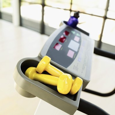 George Doyle/Stockbyte/Getty Images Add strength training to your treadmill routine to liven up a mundane workout.