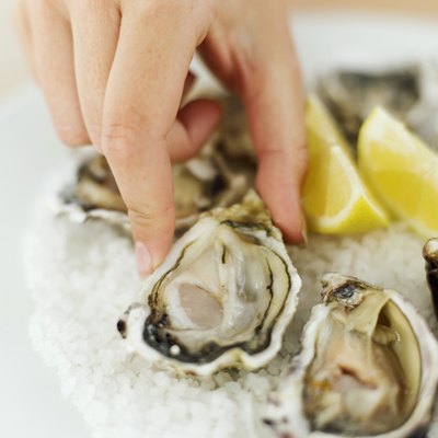 George Doyle/Stockbyte/Getty Images Oysters contain a high amount of zinc.