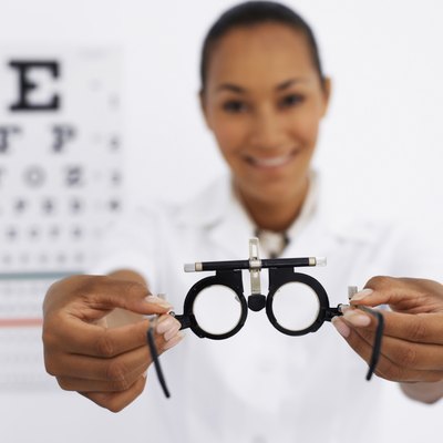 George Doyle/Stockbyte/Getty Images Not only is eyewear required to correct vision, it often makes a fashion statement.