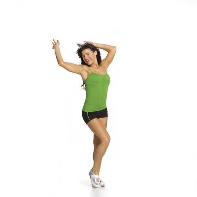 Jupiterimages/Brand X Pictures/Getty Images Aerobic dance and Zumba classes use choreographed dance routines to provide a cardiovascular workout.