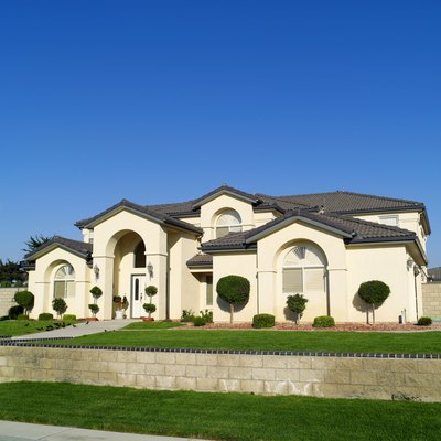 Brand X Pictures/Brand X Pictures/Getty Images Jumbo loans often finance very large houses.