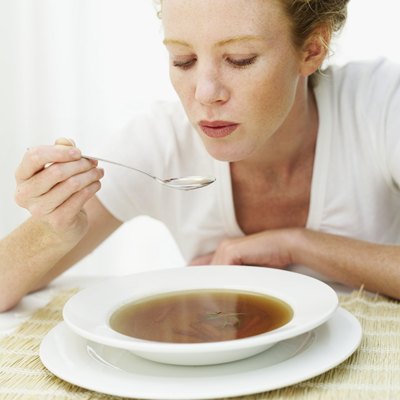 Stockbyte/Stockbyte/Getty Images Your favorite bowl of soup is loaded with sodium.