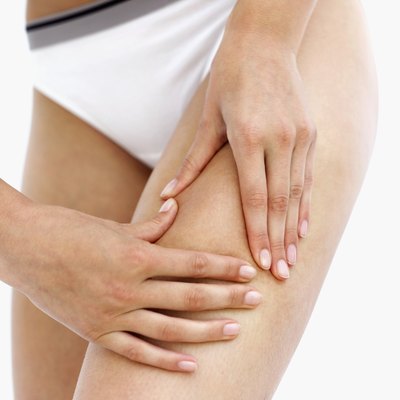 George Doyle/Stockbyte/Getty Images Thigh pain from running can represent simple soreness or a muscle tear.