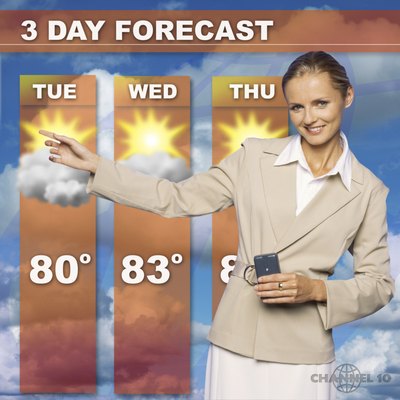 George Doyle/Stockbyte/Getty Images Your local TV weatherman is a broadcast meteorologist.