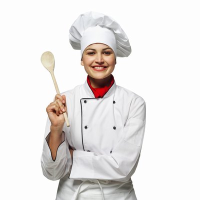George Doyle & Ciaran Griffin/Stockbyte/Getty Images Showcase your culinary and leadership skills as a chef.