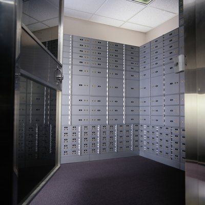 Keith Brofsky/Photodisc/Getty Images You can store information in a safe deposit box.